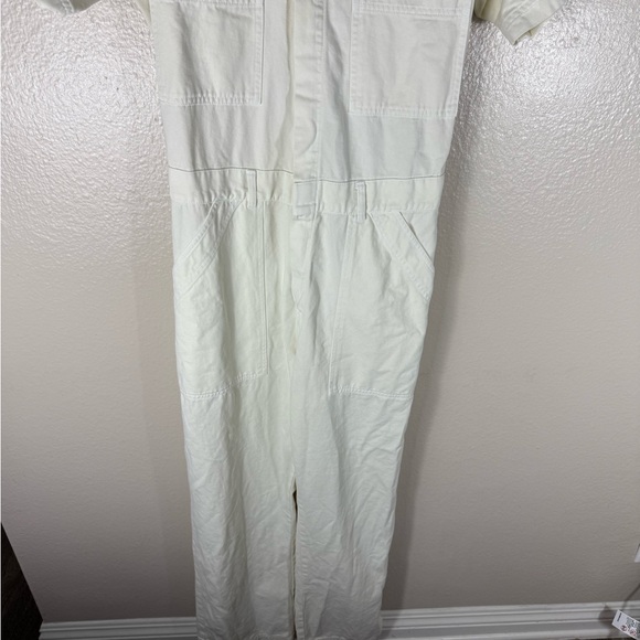 Big Bud Press Short Sleeve Jumpsuit in Vintage White Tee - Picture 6 of 13